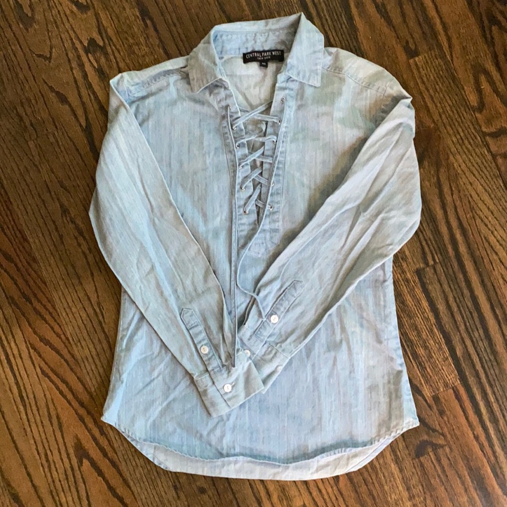 Central Park West Denim Top